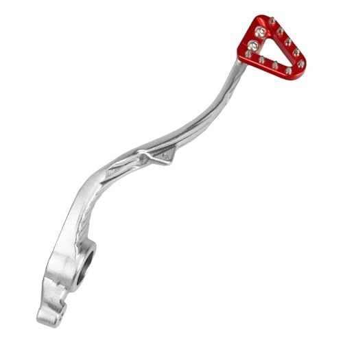 ARUPMN Motorrad-Hinterfußbremshebel passend für GasGas EX EC ES MC 125 150 250 300 350 500 250F 350F 450F 500F 2024–2025(Silver Red Normal) von ARUPMN