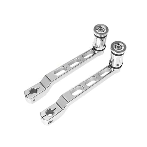 ARUPMN Motorrad-Legierung Ferse Zehen Getriebe Schalthebel Peg Korrosionsbeständig Geeignet Fit Für XL883 Trike Fahrer(Black) von ARUPMN