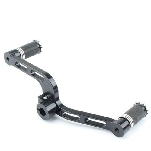 ARUPMN Motorrad-Schalthebel-Hebel-Schalthebel-Zehen-Fersen-Kit Passend für Harley Davidson Sportster XL883 XL 1200 Mid-Controls(C Black) von ARUPMN