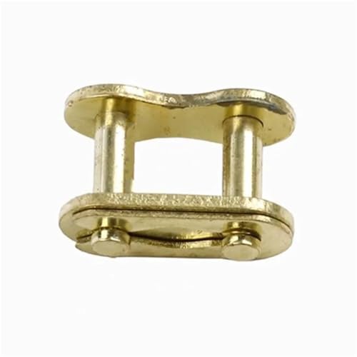 Antriebsketten Motorrad-Kettenschnallen-Ringglied 25H T8F 420 428 520 530 Kettenverbinder Hauptgelenkglied mit O-Ring-Kettenschloss Glieder(Gold 25H) von ARUPMN