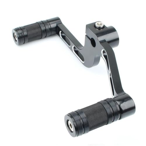 Motorrad Aluminium Getriebe Shifter Hebel Shift Peg Toe Heel Kit Fußrasten Fit Für Harley Davidson Sportster XL883 XL 1200(A-Black) von ARUPMN