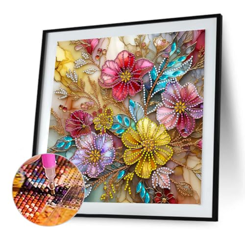 ARVALOLET 5D DIY-Puzzle Blumen Dekoration mit partiellen Spezialformen Diamanten Kreatives Bastelset for Heimgestaltung ARVALOLET 5D DIY-Puzzle Blumen Dekoration mit partiellen Spezialformen Diamanten Kreatives Bastelset for Heimgestaltung von ARVALOLET