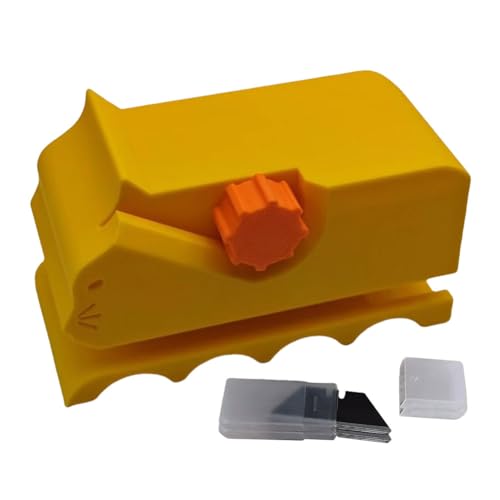 ARVALOLET Katzen Kratzbaum DIY Werkzeug 3D Bedrucktes Pappstreifen-Schneidegerät mit 10 Klingen for kreative Katzenkratzbretter ARVALOLET Katzen Kratzbaum DIY Werkzeug 3D Bedrucktes Pappstreifen-Schneidegerät mit 10 Klingen for kreative Katzenkratzbretter von ARVALOLET