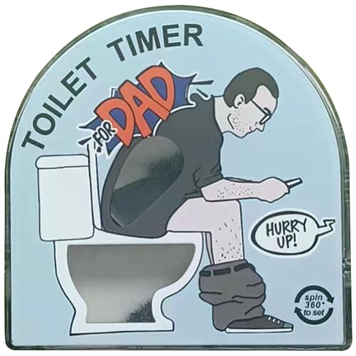 ARVALOLET Toiletten-Zeitmanagement-Uhr, 5 Minuten Countdown-Timer, Lustiges Geschenk for Damen und Herren von ARVALOLET