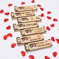Dein Wunschspruch - Schokoriegel in Der Box Gravierte Kleine Geschenkbox Mit Duplo | Valentinstag Für Sie Oder Ihn #006 von ARWI36