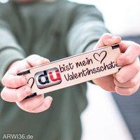 Du Bist Mein Valentinsschatz - Valentinstag Schokoriegel Duplo in Der Kiste | Kleines Geschenk Für Sie Oder Ihn Duplobox #006A von ARWI36
