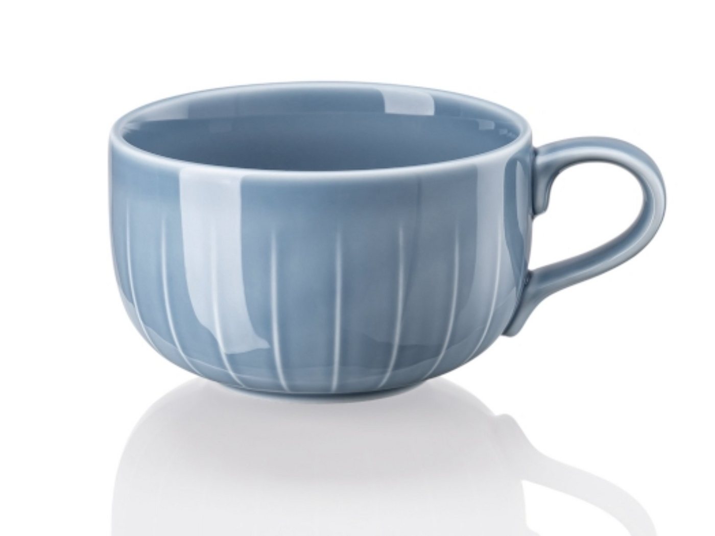 ARZBERG Tasse Joyn Denim Blue Kombi-Obertasse 0,28 l, Porzellan von ARZBERG