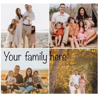 Familienfoto Untersetzer | Bilduntersetzer Set, Personalisiert, Familienfotocollage, Jubiläum, Familienname Geschenk, Geburtstagsgeschenk von ARavensDreams