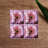 Gerbera Gänseblümchen Dekor | Rosa Blumenuntersetzer, Blumenkunst, Untersetzer, Hübscher April Geburt Blume, Küchenuntersetzer von ARavensDreams