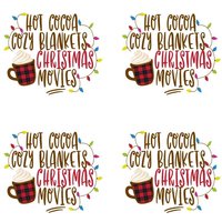 Heißer Kakao Kuscheldecken Und Weihnachtsfilmuntersetzer | Weihnachtsuntersetzer, Weihnachtsdekoration, Feiertagsuntersetzer, Heiligabenddekor von ARavensDreams