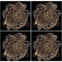 Meeresschildkröte Untersetzer | Keramik Untersetzer, Fliesen Kunst, Dekor, Getränke Schildkröte Liebhaber Geschenk, Strand Haus Dekor von ARavensDreams