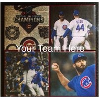 Personalisierte Sport Untersetzer | Decoupage-Untersetzer, Baseball, Getränkeuntersetzer, Bierdeckel, Manhöhlen-Dekor, Ihr Team Hier von ARavensDreams