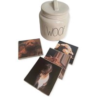 Personalisierter Hundeuntersetzer | Untersetzer Für Hunde, Hundemama, Geschenk Hundeliebhaber, Ihr Haustier Hier von ARavensDreams