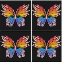 Schmetterling Untersetzer | Dekoration, Schreibtisch Dekor, Fliesen Untersetzer, Saugfähige Decoupage Geschenk von ARavensDreams