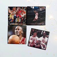 Untersetzer | Chicago Bulls Dekor, Basketball-Untersetzer, Basketball-Dekor, Getränke-Untersetzer, Fliesen-Untersetzer, Sport-Liebhaber-Geschenk von ARavensDreams