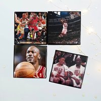 Untersetzer | Chicago Bulls Dekor, Basketball-Untersetzer, Basketball-Dekor, Untersetzer, Fliesenuntersetzer, Sport-Liebhaber-Geschenk von ARavensDreams