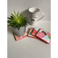 Untersetzer | Set, Decoupage Untersetzer, Keramik Getränke Outdoor Bubble, 4Er Set von ARavensDreams