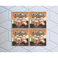 Untersetzer | Vintage-Casino-Untersetzer, Untersetzer-Set, Decoupage-Untersetzer, Bar-Untersetzer, Getränke-Untersetzer, Fliesen-Untersetzer Untersetzer | Vintage-Casino-Untersetzer, Untersetzer-Set, Decoupage-Untersetzer, Bar-Untersetzer, Getränke-Untersetzer, Fliesen-Untersetzer von ARavensDreams