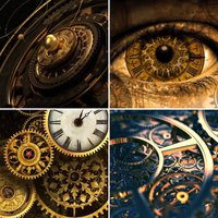 steampunk Untersetzer | Untersetzer, Sci-Fi, 4Er-Set, Kuriositäten Und Kuriositäten, Découpage-Untersetzer, Partybevorzugung von ARavensDreams