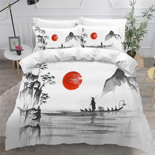 ARiXIaNg Japanische Kirschblüten Bettwäsche 220x240 3D Druck Artikel Flauschig Leicht Mikrofaser Bettwäsche-Set Naturlandschaft Bettbezüge Sommer mit Reißverschluss und 2 Kissenbezüge 80x80 ARiXIaNg Japanische Kirschblüten Bettwäsche 220x240 3D Druck Artikel Flauschig Leicht Mikrofaser Bettwäsche-Set Naturlandschaft Bettbezüge Sommer mit Reißverschluss und 2 Kissenbezüge 80x80 von ARiXIaNg