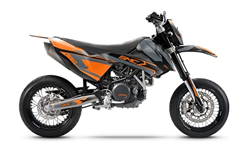 ARider Dekor (Aufkleber) passend für KTM 690 SMC 2008-2011 | Dragon Edition (Schwarz) von ARider