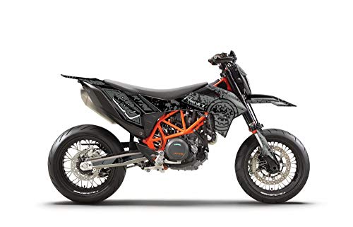 ARider Dekor für KTM 690 SMC-R 2019-2021 Smiley Edition (Grau) von ARider