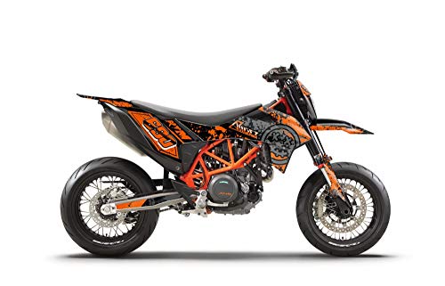 ARider Dekor für KTM 690 SMC-R 2019-2021 Smiley Edition (Orange) von ARider