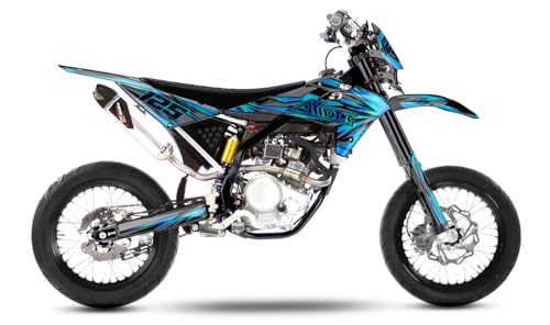Arider Dekor (Aufkleber) für Fantic XMF 50/125 (2017-2022) | Lightning Edition (Blau) von ARider