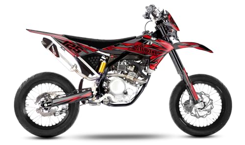 Arider Dekor (Aufkleber) für Fantic XMF 50/125 (2017-2022) | Lightning Edition (Rot) von ARider