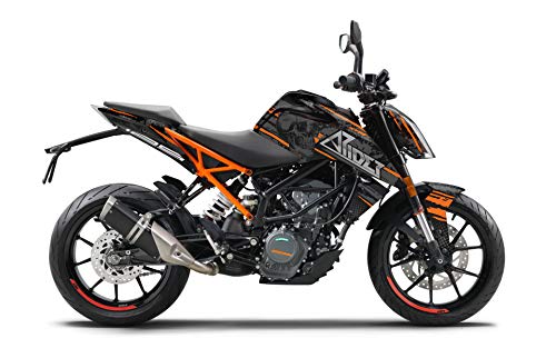 Arider Dekor (Aufkleber) passend für KTM Duke 125/390 2017-2023 | Skull Edition von ARider