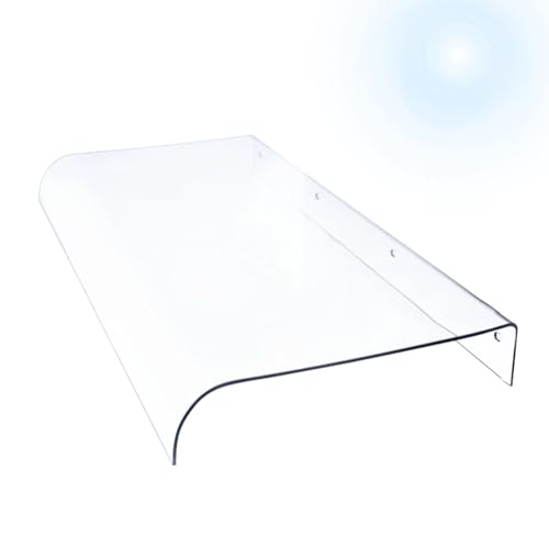 ARtsim Haustürvordach Überdachung für Haustür Fenster Vordach schützt vor Regen Schnee 3.5 mm Dicke 90cm 140cm 210cm 360cm 560cm von ZHMMJ