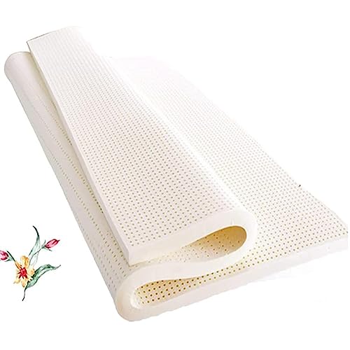 LIchaensc Natural Latex Mattress, Single Double Bed Mat with Tatami Mats, High-Efficiency Rebound and No Collapse, Double-Sided Pores Absorb Moisture and Exhaust,1in,140x200cm(55x79in) von ARyako
