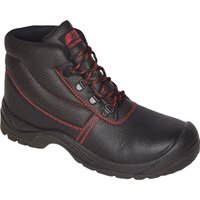 Sicherheitsstiefel basic step mid Größe 45 schwarz S3 src en iso 20345 Volleder von NITRAS