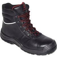 Nitras - Sicherheitsstiefel power step mid+ Größe 40 schwarz S3 hro src en iso 20345 Volleder von NITRAS