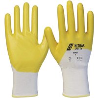 03405-9 Handschuhe 03405 Größe 9 weiß/gelb Polyester mit Nitril en 388 ps - Nitras von NITRAS