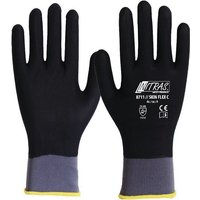 Nitras - 8711-8 Handschuhe skin flex c Größe 8 grau/schwarz en 388, en 407 PSA-Kat von NITRAS