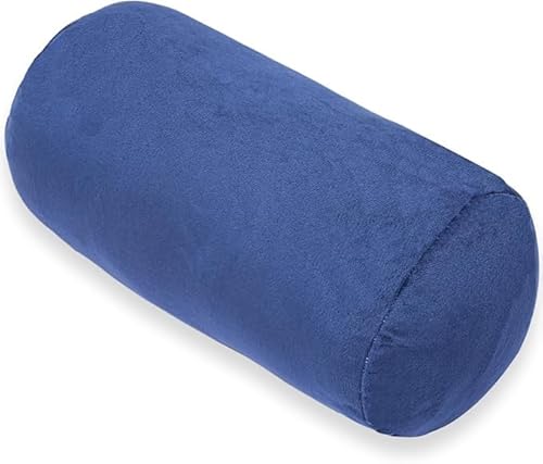 AS AWESLING Body Pillow for Adults, Full Body Pilllow for Sleeping, Long Round Cervical Pillow, Bolster Side Sleeper Pillow with Cover (Blau, 33 x 15 cm) von AS AWESLING