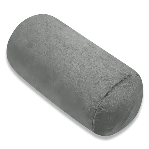 AS AWESLING Body Pillow for Adults, Full Body Pilllow for Sleeping, Long Round Cervical Pillow, Bolster Side Sleeper Pillow with Cover (Grau, 40 x 15 cm) von AS AWESLING