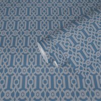 A.S. Creation Art of Eden 390622 Vliestapete Grafisch 10.05 x 0.53 m Blau Wohnzimmer Schlafzimmer Flur Küche Esszimmer Badezimmer Bad Arbeitszimmer von AS CREATION