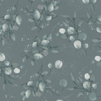 As Creation - Vliestapete Grün Blumen Tapete Gemustert versetzter Ansatz Pure Elegance - Grün von AS CREATION