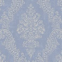 As Creation - Vliestapete Lila Barock Tapete Gemustert gerader Ansatz Pure Elegance - Lila von AS CREATION