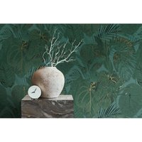 As Creation - a.s Creation Famous Garden 393553 Vliestapete Botanisch 10.05 x 0.53 m Türkis Wohnzimmer Schlafzimmer Büro Naturoptik von AS CREATION