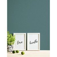 As Creation - a.s. Creation Attractive 2 390399 Vliestapete Einfarbig 10.05 x 0.53 m Blau Wohnzimmer Schlafzimmer Flur Küche Esszimmer Badezimmer Bad von AS CREATION