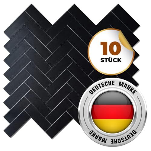 AS COUNTRY STONE Selbstklebende Mosaikfliesen | 28,2cm x 32cm | Wandpaneele für mühelose Montage | Akustikpaneele | Wandverkleidung - Küchenrückwand | Klebefliesen von AS Country Stone