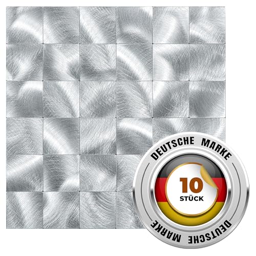 AS COUNTRY STONE Selbstklebende Mosaikfliesen | 30,5cm x 30,5cm | Wandpaneele für mühelose Montage | Akustikpaneele | Wandverkleidung - Küchenrückwand | Klebefliesen von AS Country Stone