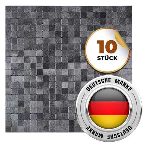 AS COUNTRY STONE Selbstklebende Mosaikfliesen | 30cm x 30cm | Wandpaneele für mühelose Montage | Akustikpaneele | Wandverkleidung - Küchenrückwand | Klebefliesen von AS Country Stone