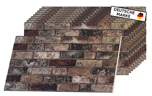 Wandpaneele Steinoptik - 3D Effekt - Wandverkleidung Steinoptik für Küche, Wohnzimmer, Innen- und Außenbereich - Steinoptik Styropor - 3D Wandpaneele - Akustikpaneele I ST135 | von AS Country Stone