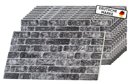 Wandpaneele Steinoptik - 3D Effekt - Wandverkleidung Steinoptik für Küche, Wohnzimmer, Innen- und Außenbereich - Steinoptik Styropor - 3D Wandpaneele - Akustikpaneele I ST161 | Wandpaneele Steinoptik - 3D Effekt - Wandverkleidung Steinoptik für Küche, Wohnzimmer, Innen- und Außenbereich - Steinoptik Styropor - 3D Wandpaneele - Akustikpaneele I ST161 | von AS Country Stone