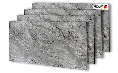 Wandverkleidung Marmor- und Granitoptik, 3D Wandpaneele, Styropor-Paneele Marmor- und Granitoptik für Innenbereich, Außenbereich, Geschäftsräume | AS Country Stone (Marmori Grey 4x) von AS Country Stone