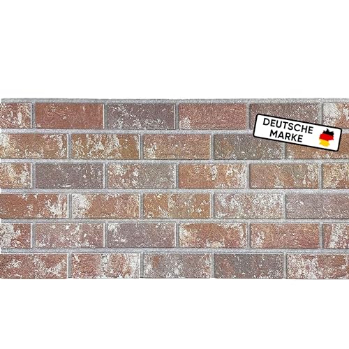 AS Country Stone - Wandpaneele Steinoptik - 3D Effekt - Wandverkleidung Steinoptik für Küche, Wohnzimmer, Innen- und Außenbereich - Steinoptik Styropor - 3D Wandpaneele - Akustikpaneele | ST410 | von AS Country Stone